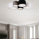 Hotel 5 Light Round Ceiling Light – Multicoloured