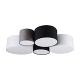 Hotel 5 Light Round Ceiling Light – Multicoloured