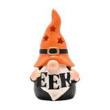 Halloween Eek Gonk Resin Figurine with Buckled Hat - Orange