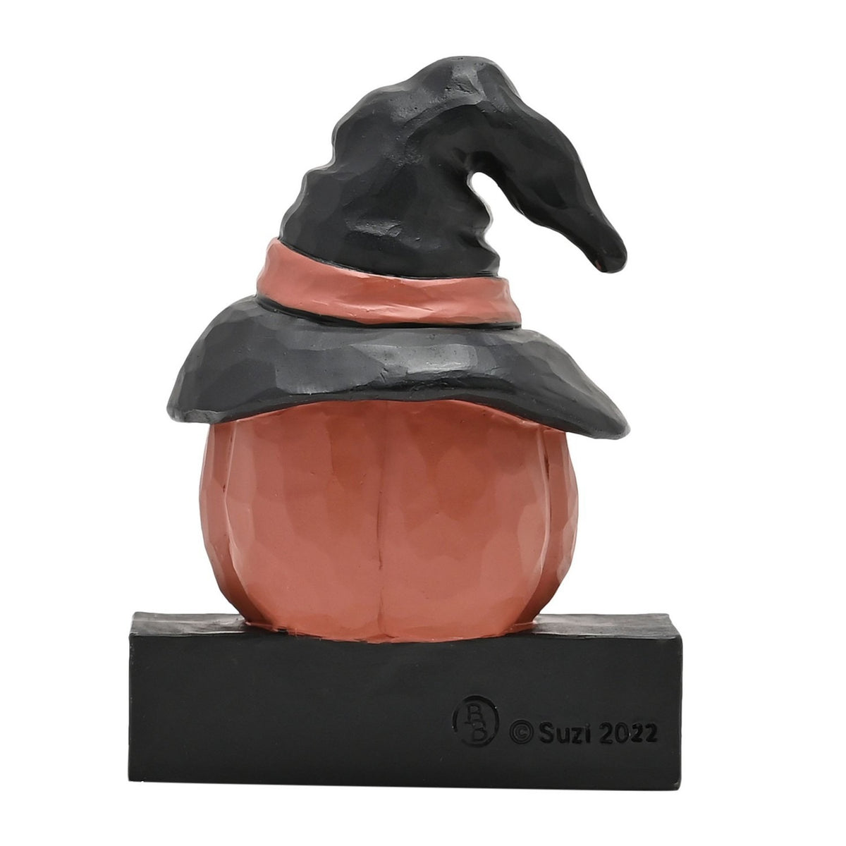 I've Been Tricked Jack-O-Lantern Resin Figurine - Black