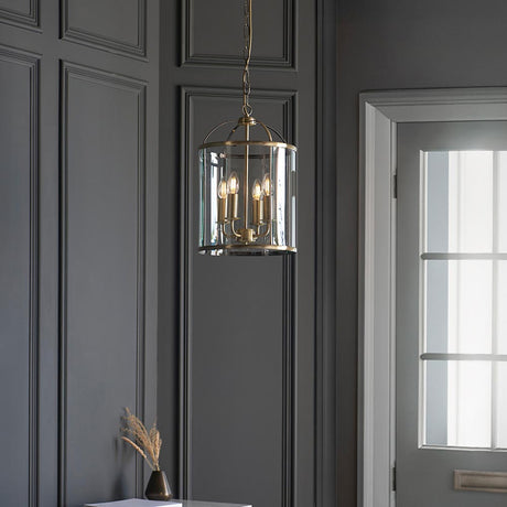 Caldbury 4 Light Pendant - Brass