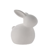 Easter Sitting Bunny LED Ceramic Light-Up Decoration - White