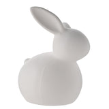 Easter Sitting Bunny LED Ceramic Light-Up Decoration - White