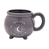 Pick Your Poison Midnight Cauldron Ceramic Mug 520ml - Purple