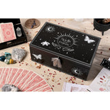 Spells and Potions Tassel Wooden Storage Box - Black & White