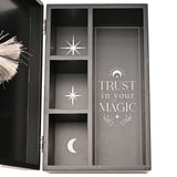 Spells and Potions Tassel Wooden Storage Box - Black & White