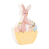 Waiting for the Easter Bunny Freestanding Wooden Plaque