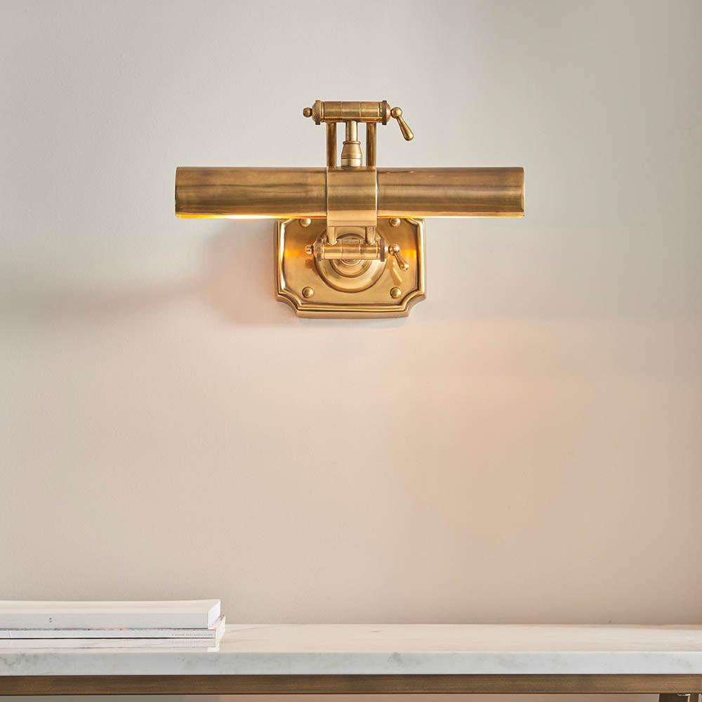 Larchdale 36cm Picture Light - Solid Brass