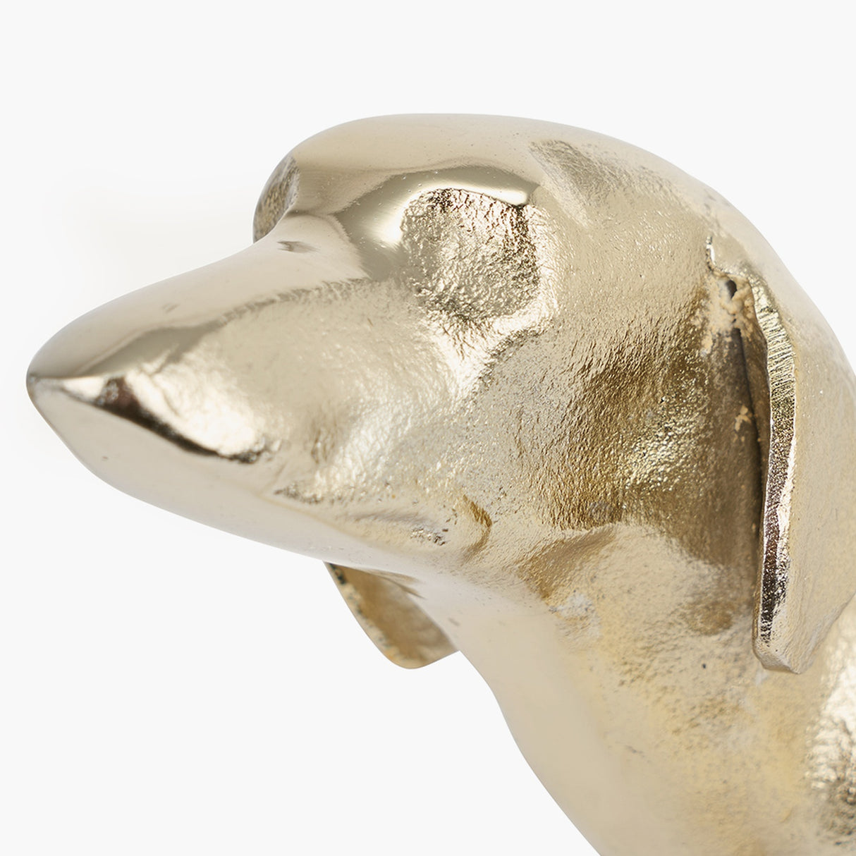 Gold Aluminium Sausage Dog Book Ends - 17cm