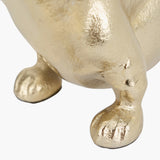 Gold Aluminium Sausage Dog Book Ends - 17cm