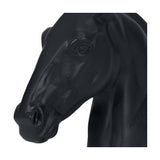 Matt Black Aluminium Horse Head Ornament - 28cm