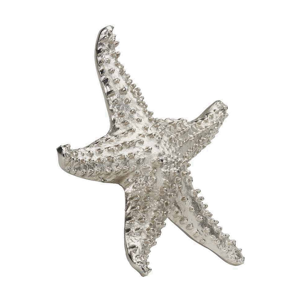 Silver Aluminium Starfish Ornament - 6cm
