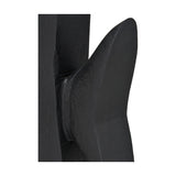 Black Handcarved Mango Altum Angelfish Ornament - 51cm