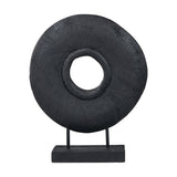 Black Handcarved Mango Rectangular Ornament - 40cm