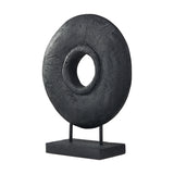 Black Handcarved Mango Rectangular Ornament - 40cm