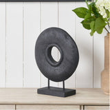 Black Handcarved Mango Rectangular Ornament - 40cm
