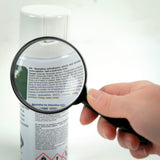 Mercury PMS-054 Handheld Magnifier, 65mm Glass Lens, 6x