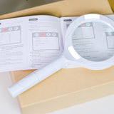 Mercury Handheld Magnifying Glass with 3 LED Lights