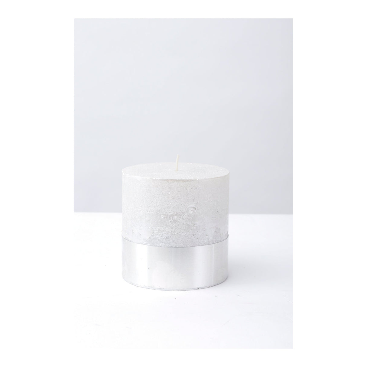 Libra Pearl Rustica Pillar Candle - 10x10cm