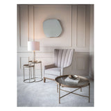 Vienna Set of 3 Atlas Side Tray Tables - Antique Gold