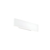 Endon Ambrose small LED wall light in matt white with a slim rectangular up-and-down profile, shown against a plain white background.