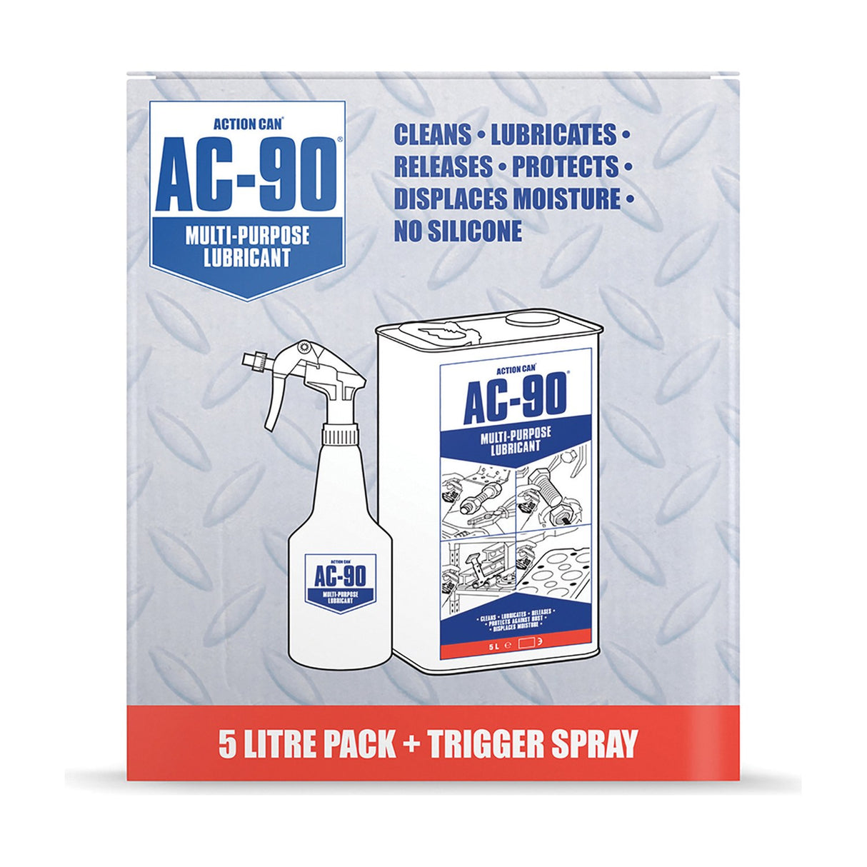 Action Can AC-90 Multi-Purpose Lubricant 5ltr + Trigger Spray