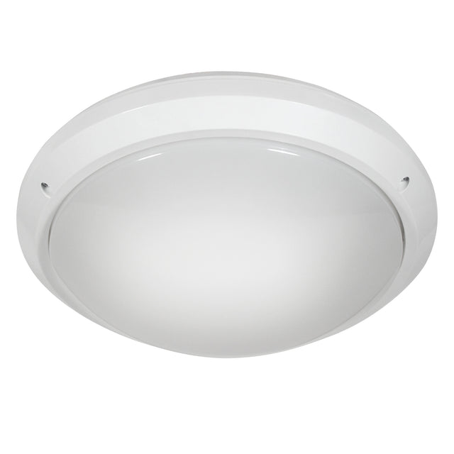 MARC Round E27 IP54 Bulkhead - White