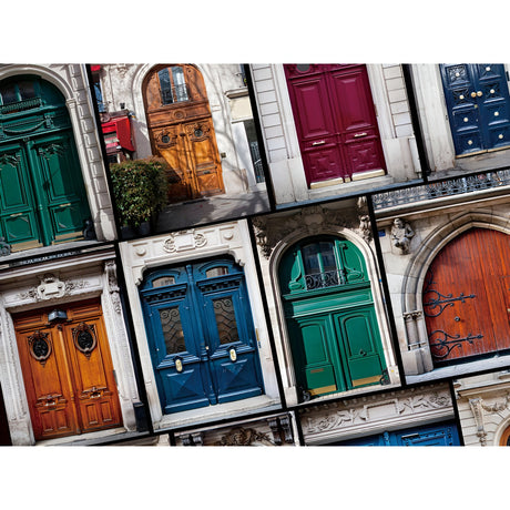 Portales Multicolour Urban Heritage Photography Print – 100x100cm