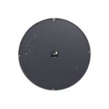 Beaded Mirrored Round Clock - Grey