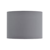 Lined Drum 16″ Lampshade - Grey & Silver