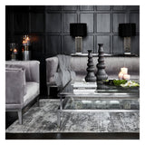 Belgravia Ribbed Occasional Chair - Grey
