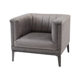 Belgravia Ribbed Occasional Chair - Grey