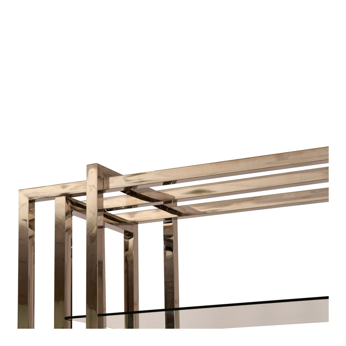 Belgravia Tall Metal Display Unit - Silver