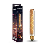 E27 Tube 185mm Zigzag Dimmable LED Bulb 4W 1800K - Gold