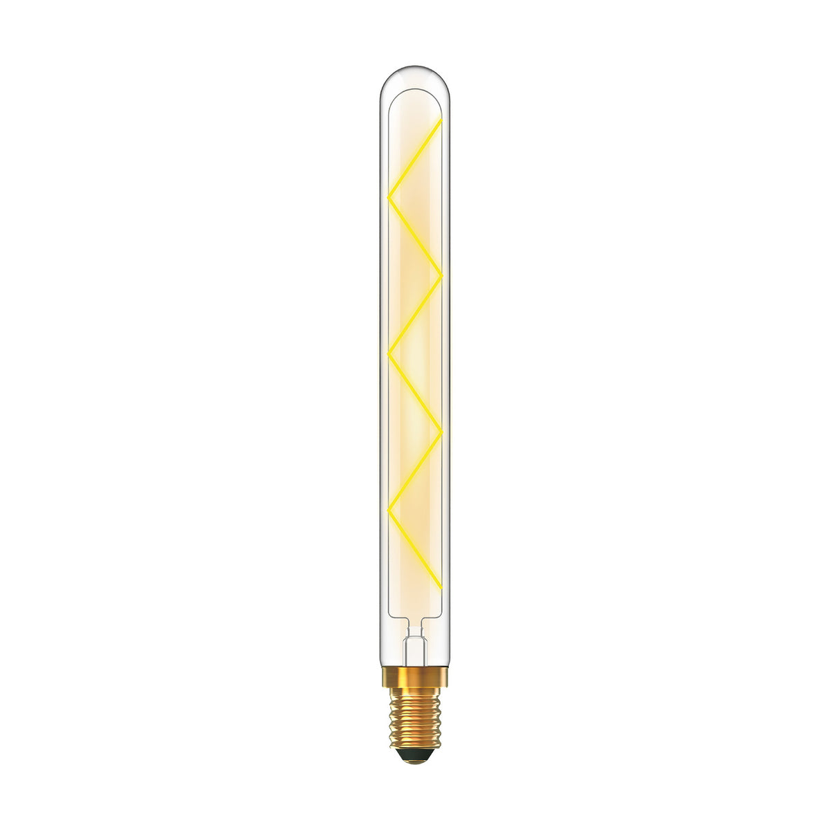 E14 Tube 280mm Zigzag Dimmable LED Bulb 6W 2700K - Clear