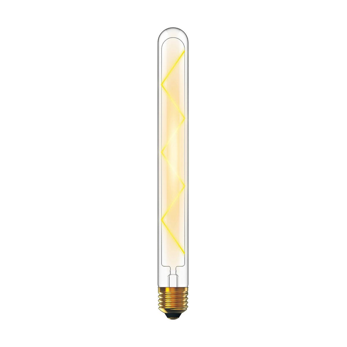 E27 Tube 280mm Zigzag Dimmable LED Bulb 6W 4000K - Clear