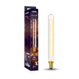 E14 Tube 280mm Straight Dimmable LED Bulb 6W 2700K - Clear