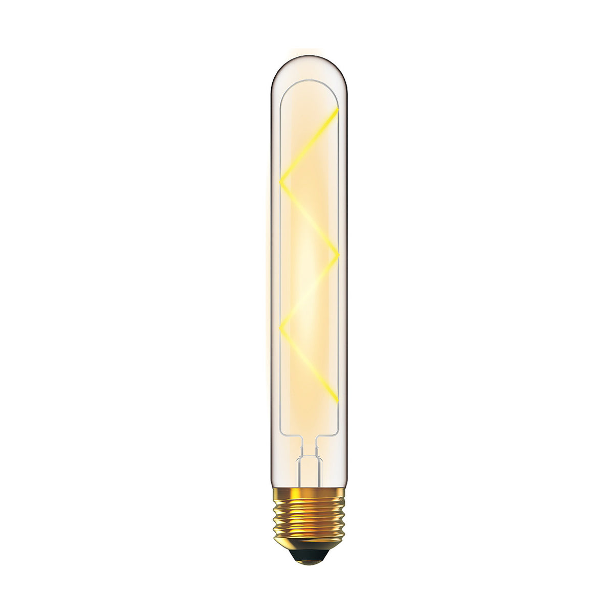 E27 Tube 185mm Zigzag Dimmable LED Bulb 4W 2700K - Clear