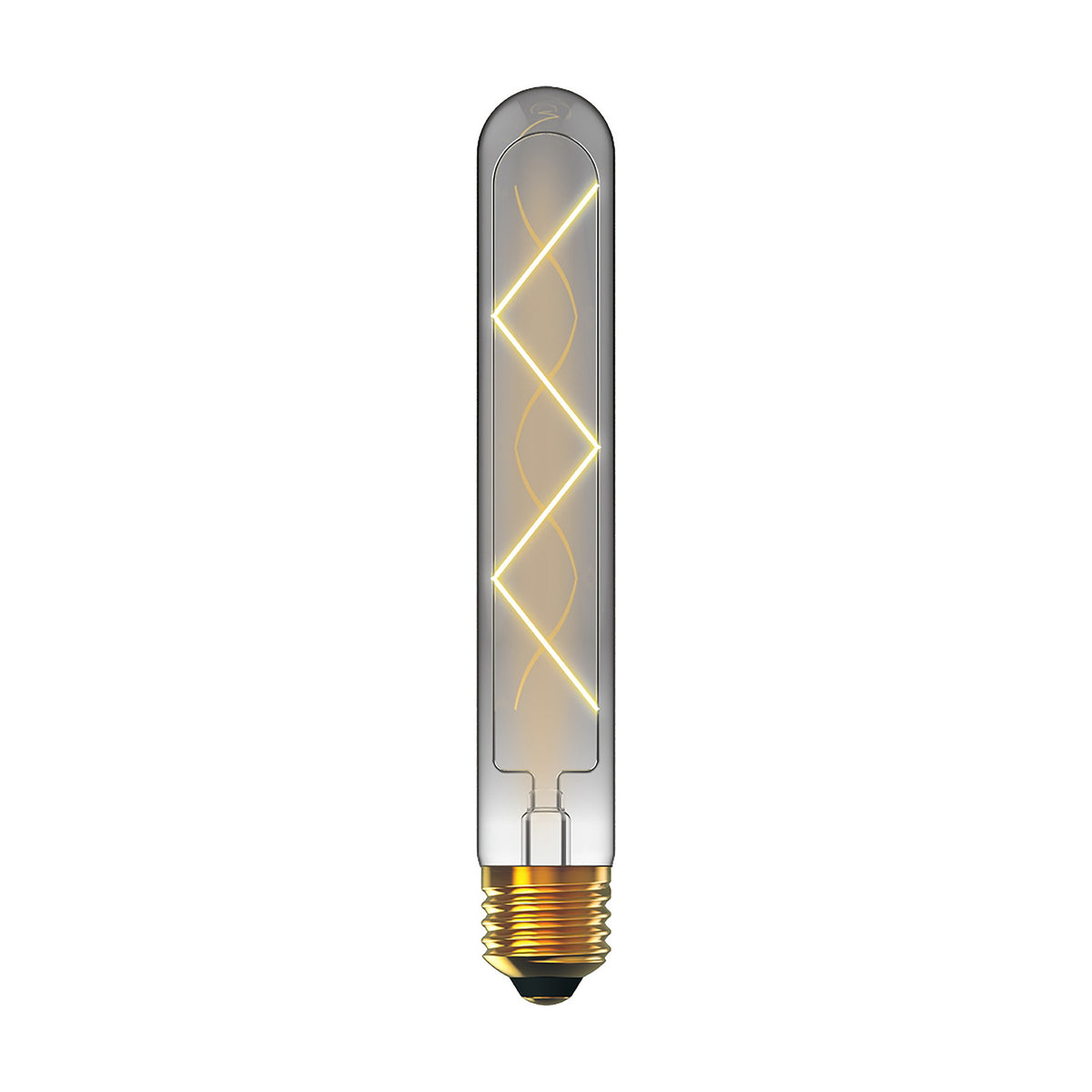 E27 Tube 185mm Zigzag Dimmable LED Bulb 4W 4000K - Smoked