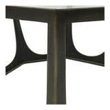 Catalan Coffee Table With Glass Top - Gilded Bronze