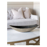 Molten Metal Ellipse Bowl - Brushed Gold