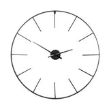 Tiverton Skeleton Wall Clock 80cm - Black