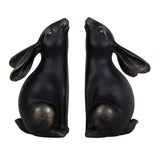 Bronze Hare Pair Figurine - 22.5cm