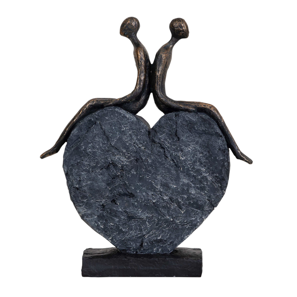 Couple's Love Heart Figurine - 29cm