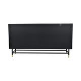 Wolseley 4-Door Buffet Sideboard - Black & Ivory