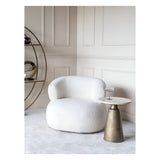 Luna Boucle Occasional Chair - Cream