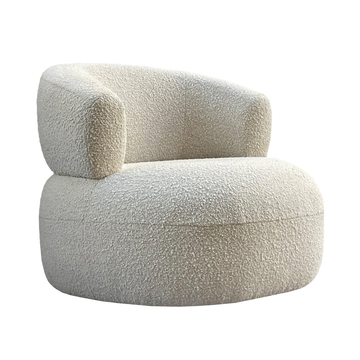 Luna Boucle Occasional Chair - Cream
