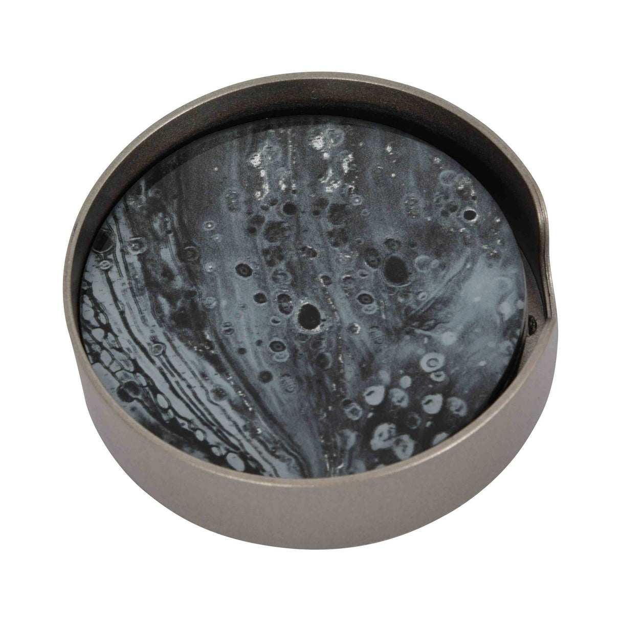Monochrome Swirl Set of 4 Coasters