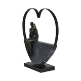 Couple Inside Heart Figurine - 31cm
