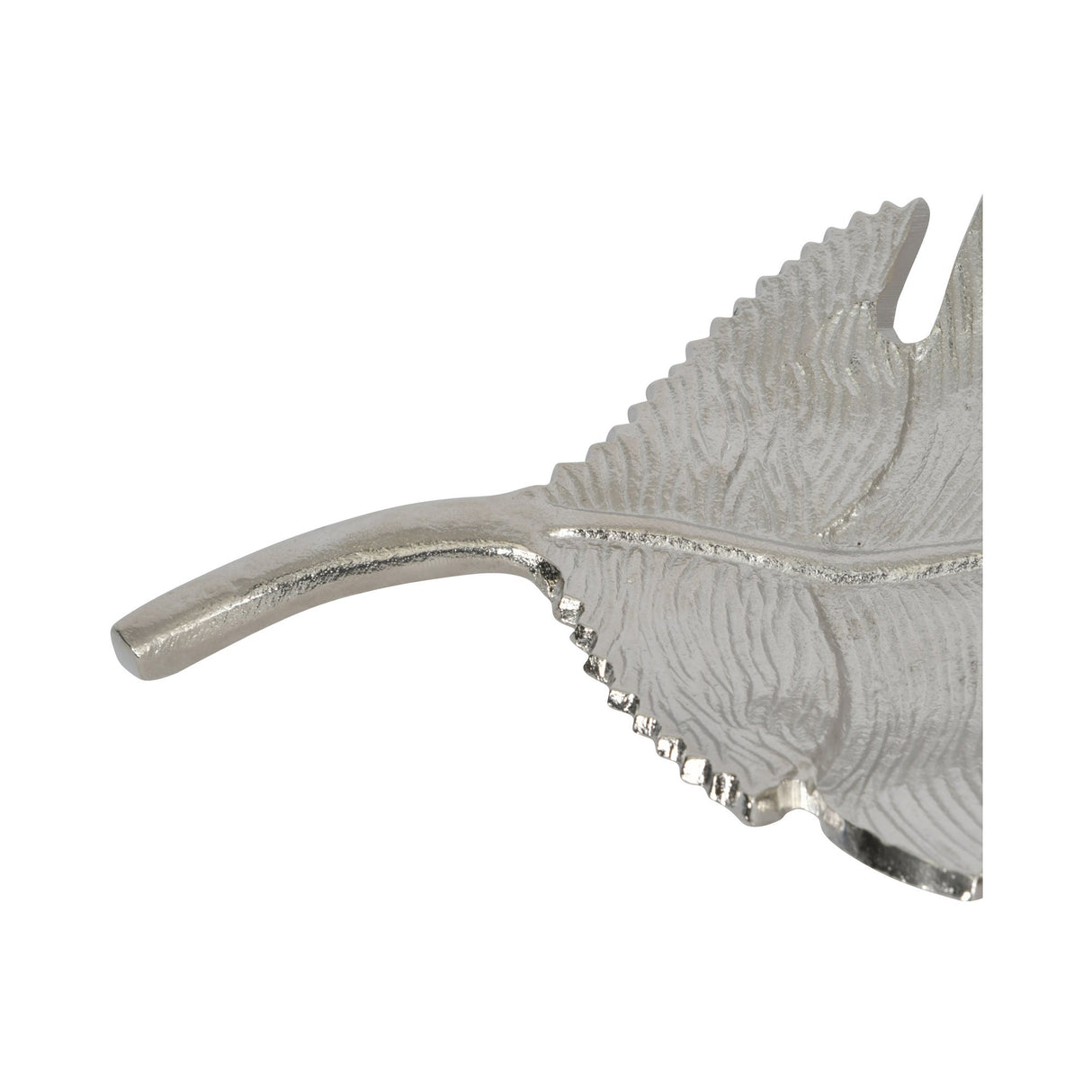Large Feather Platter - Nickel